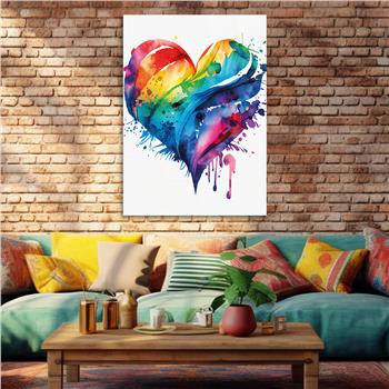 Vertical Tempered Glasss Wall Arts Natured-Themed119