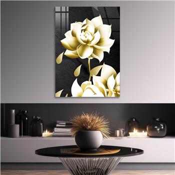 Vertical Tempered Glasss Wall Arts Natured-Themed108