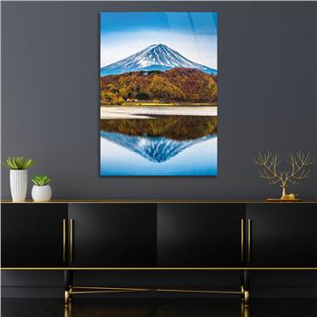 Vertical Tempered Glasss Wall Arts Natured-Themed179
