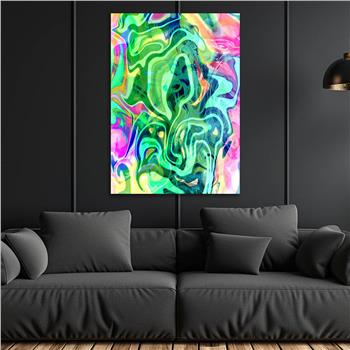 Kunst Thema auf bedrucktem Glas