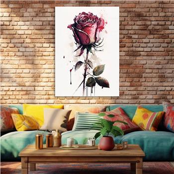 Vertical Tempered Glasss Wall Arts Natured-Themed132