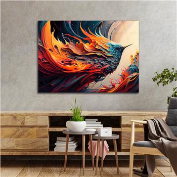 Horizontal Art-Themed Tempered Glass Wall Art 272