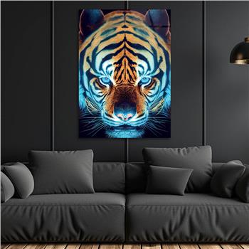 Vertical Tempered Glasss Wall Arts Natured-Themed224