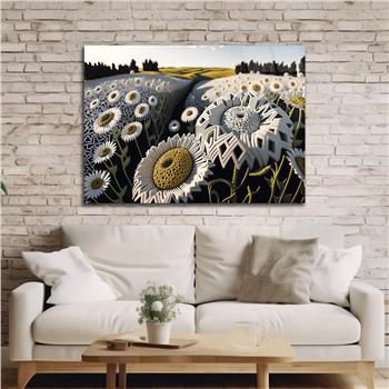 Horizontal Art-Themed Tempered Glass Wall Art 322