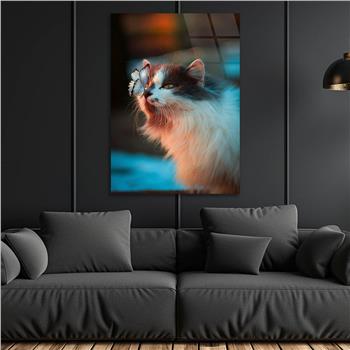 Kunst Thema auf bedrucktem Glas