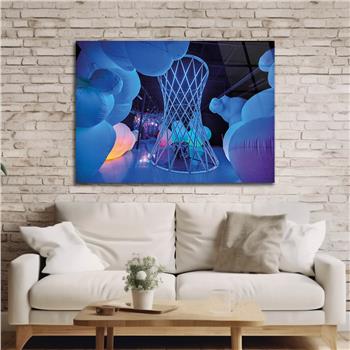 Horizontal Art-Themed Tempered Glass Wall Art 247