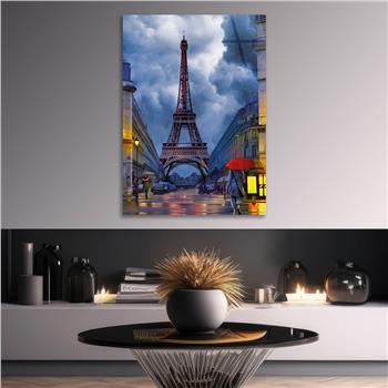 Kunst Thema auf bedrucktem Glas