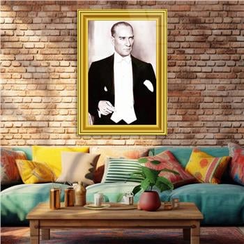MUSTAFA KEMAL ATATÜRK Tempered Glasss Wall Art 