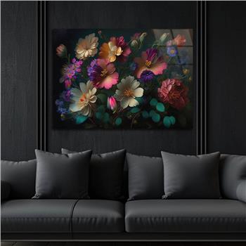 Horizontal Natured-Themed Tempered Glass Wall Art 296