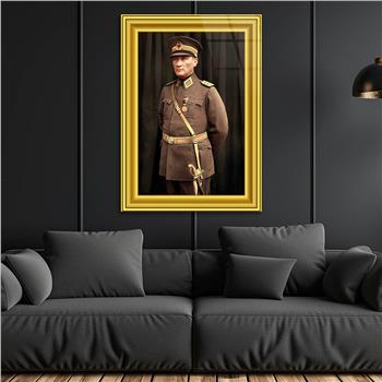 MUSTAFA KEMAL ATATÜRK Tempered Glasss Wall Art 