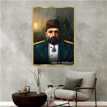 Aluminum-Framed National-Themed Tempered Glass Wall Art 053