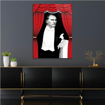 MUSTAFA KEMAL ATATÜRK Tempered Glasss Wall Art