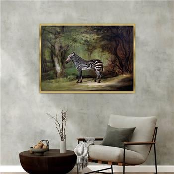 Aluminum-Framed Art-Themed Tempered Glass Wall Art 110