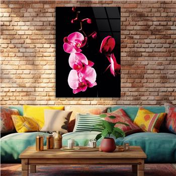 Vertical Tempered Glasss Wall Arts Natured-Themed144
