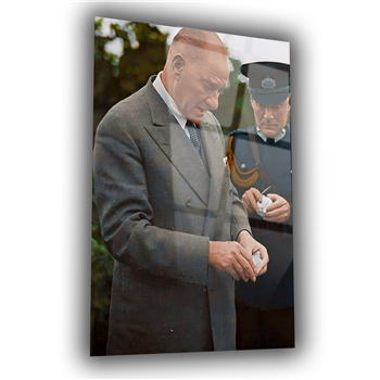 Dikey VatanTemalı Cam Tablo 141