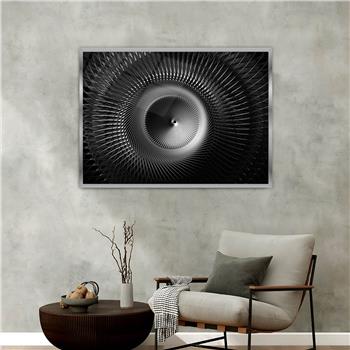 Aluminum-Framed Art-Themed Tempered Glass Wall Art 146