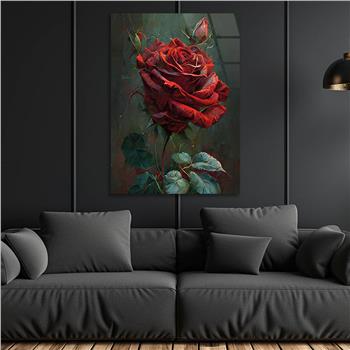 Vertical Tempered Glasss Wall Arts Natured-Themed122