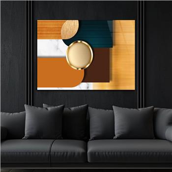 Horizontal Art-Themed Tempered Glass Wall Art 257