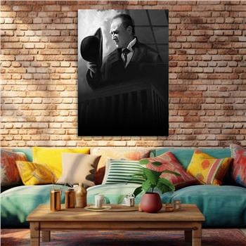 Dikey VatanTemalı Cam Tablo 177