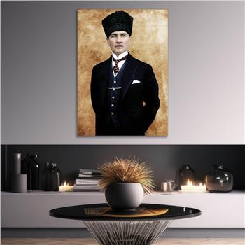 MUSTAFA KEMAL ATATÜRK Tempered Glasss Wall Art