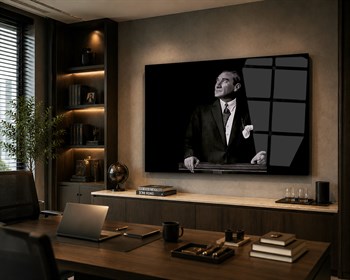 MUSTAFA KEMAL ATATÜRK Tempered Glass Wall Art