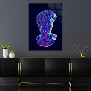 Kunst Thema auf bedrucktem Glas