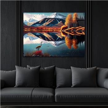 Horizontal Art-Themed Tempered Glass Wall Art 321