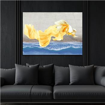 Horizontal Art-Themed Tempered Glass Wall Art 264