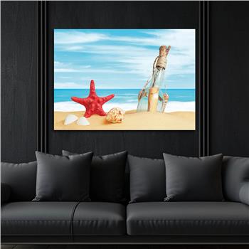 Horizontal Art-Themed Tempered Glass Wall Art 271