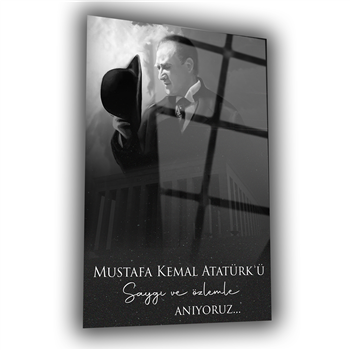 Dikey VatanTemalı Cam Tablo 178