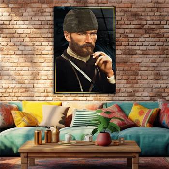MUSTAFA KEMAL ATATÜRK Tempered Glasss Wall Art