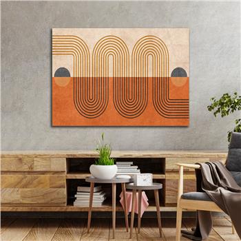 Horizontal Art-Themed Tempered Glass Wall Art 242