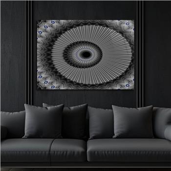 Kunst Thema auf bedrucktem Glas