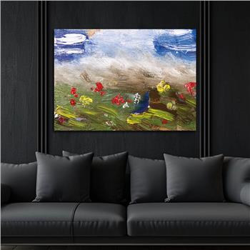 Horizontal Natured-Themed Tempered Glass Wall Art 301