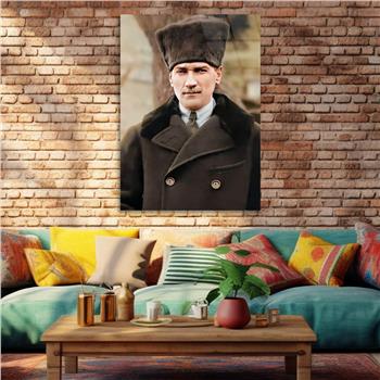 Dikey VatanTemalı Cam Tablo 201