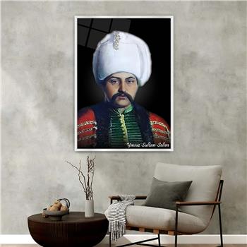 Aluminum-Framed National-Themed Tempered Glass Wall Art 054