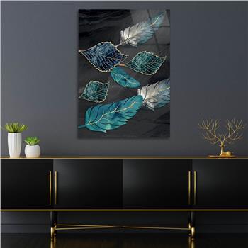 Vertical Tempered Glasss Wall Arts Art-Themed228