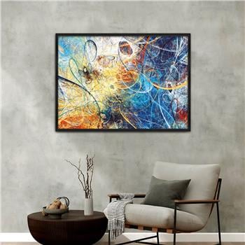 Aluminum-Framed Art-Themed Tempered Glass Wall Art 131