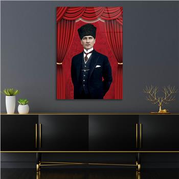 MUSTAFA KEMAL ATATÜRK Tempered Glasss Wall Art