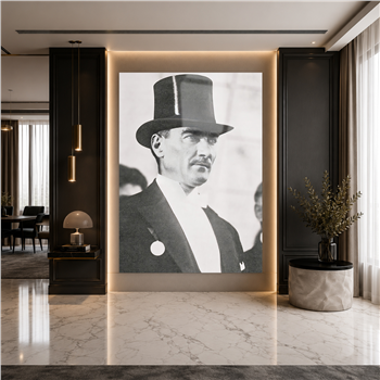 Dikey VatanTemalı Cam Tablo 223