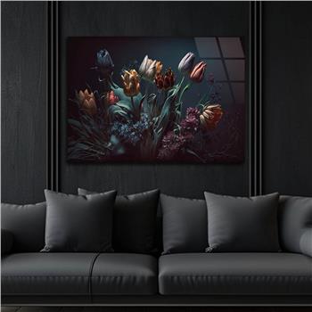 Horizontal Natured-Themed Tempered Glass Wall Art 306