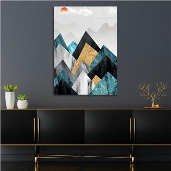 Vertical Tempered Glasss Wall Arts Art-Themed255