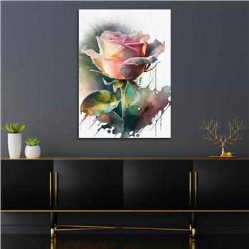 Vertical Tempered Glasss Wall Arts Natured-Themed114