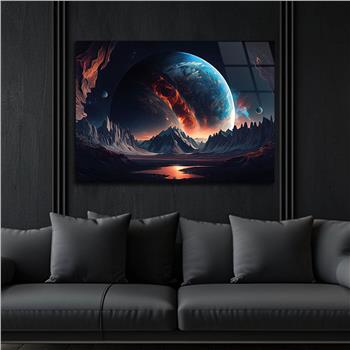 Horizontal Art-Themed Tempered Glass Wall Art 267