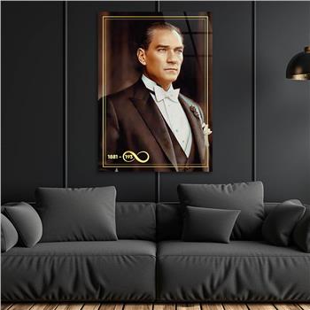 Dikey VatanTemalı Cam Tablo 258
