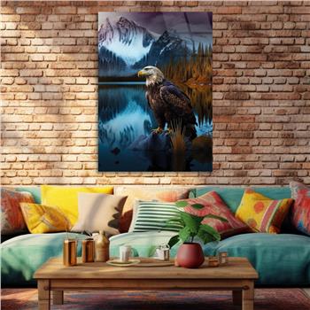 Vertical Tempered Glasss Wall Arts Natured-Themed198