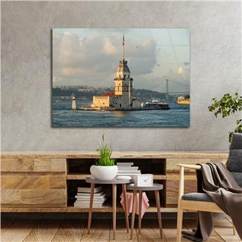 Horizontal Natured-Themed Tempered Glass Wall Art 269