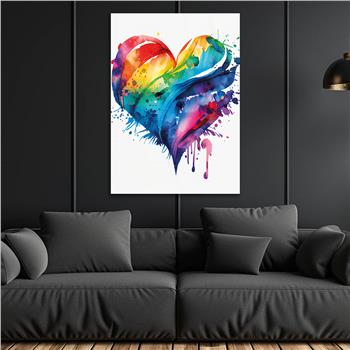 Vertical Tempered Glasss Wall Arts Natured-Themed119