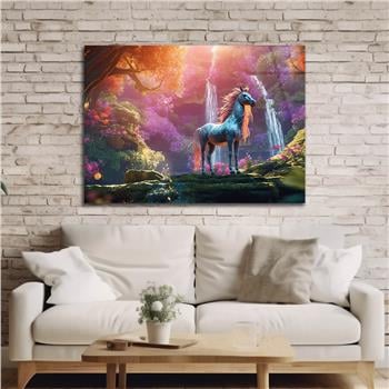 Horizontal Art-Themed Tempered Glass Wall Art 285