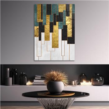Vertical Tempered Glasss Wall Arts Art-Themed 296